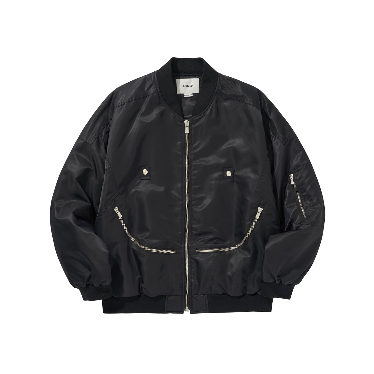 CHUCKLE MA-1 JACKET / BLACK – LIBERE