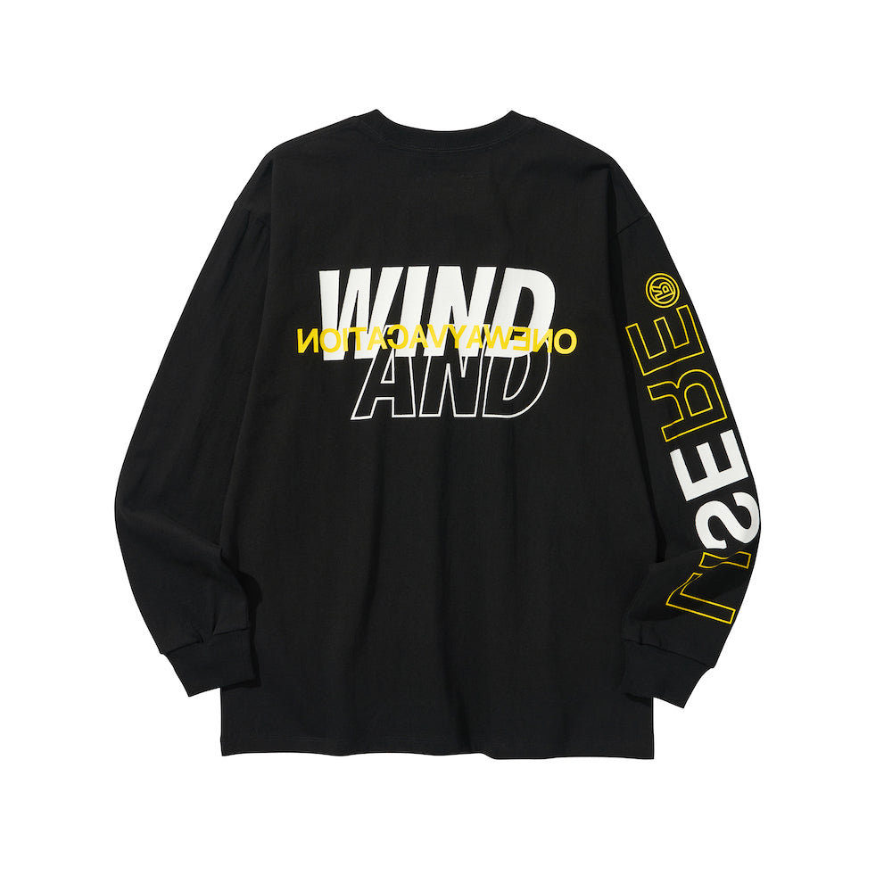 WIND AND SEA Metal L/S T Shirt BLACK   M