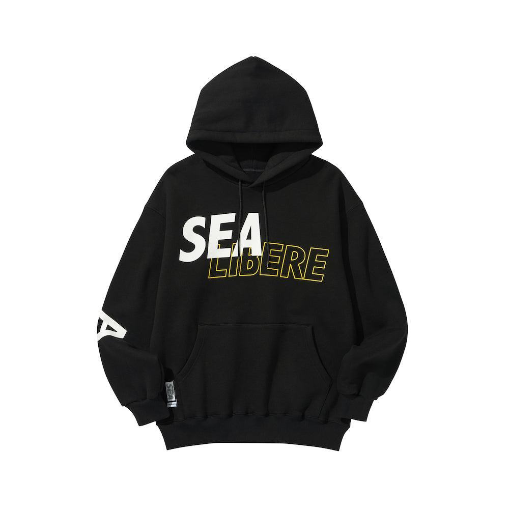 NEIGHBOWDS X LIBERE PULLOVER HOODIE 黒 S