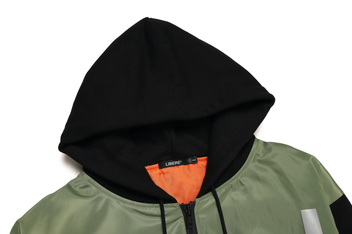 MA-1 MK3 ZIP-UP HOODIE / BLACK – LIBERE