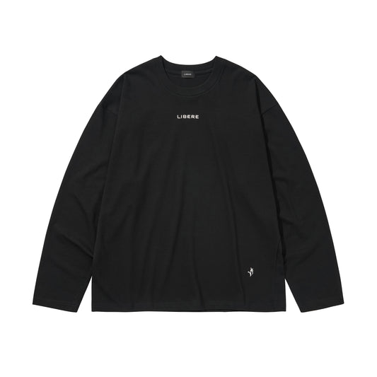 LIBERE LOGO LS TEE / BLACK