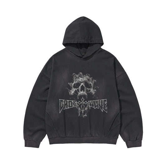 GHOST REPLICATION HOODIE2 / BLACK