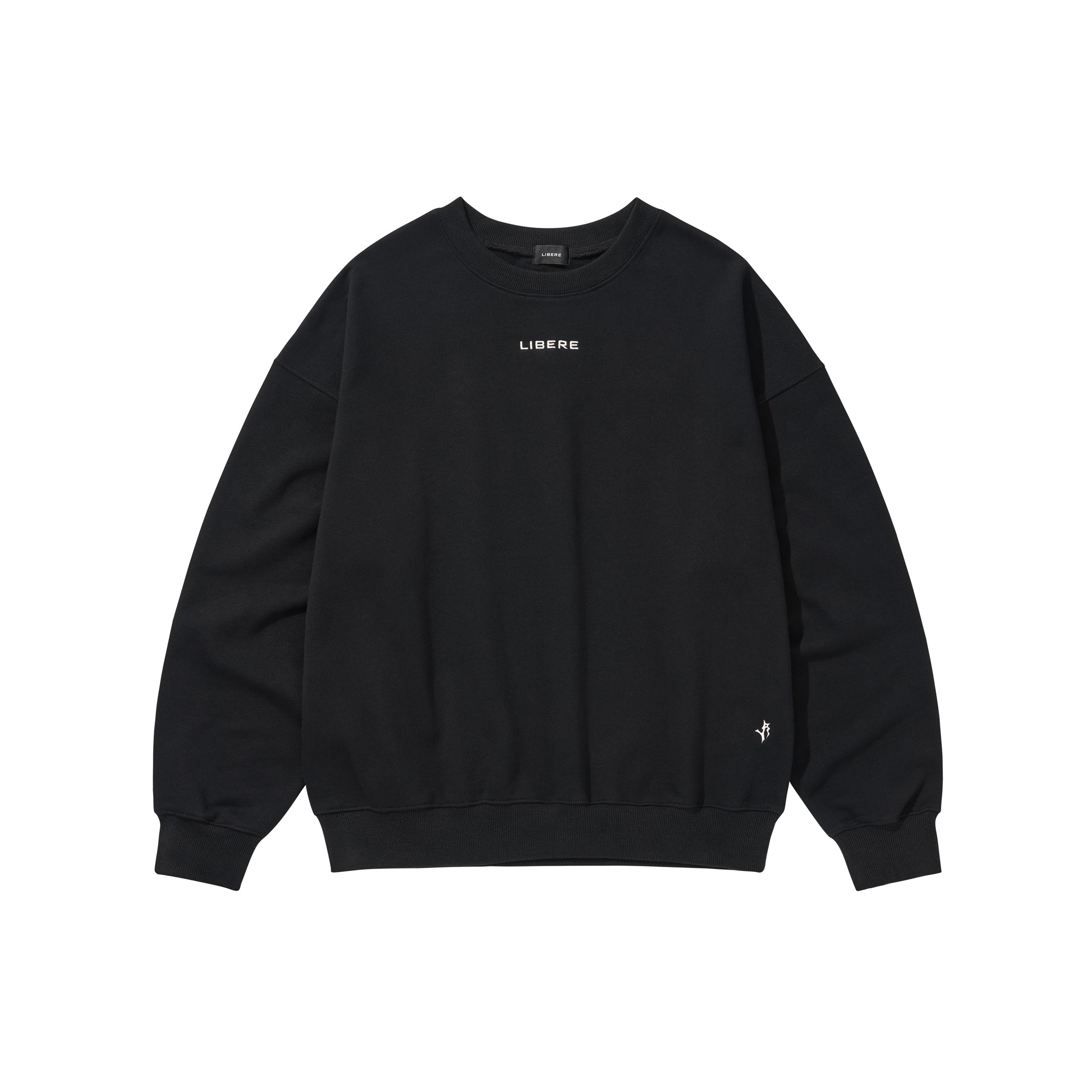 LIBERE LOGO CREWNECK SWEAT / BLACK