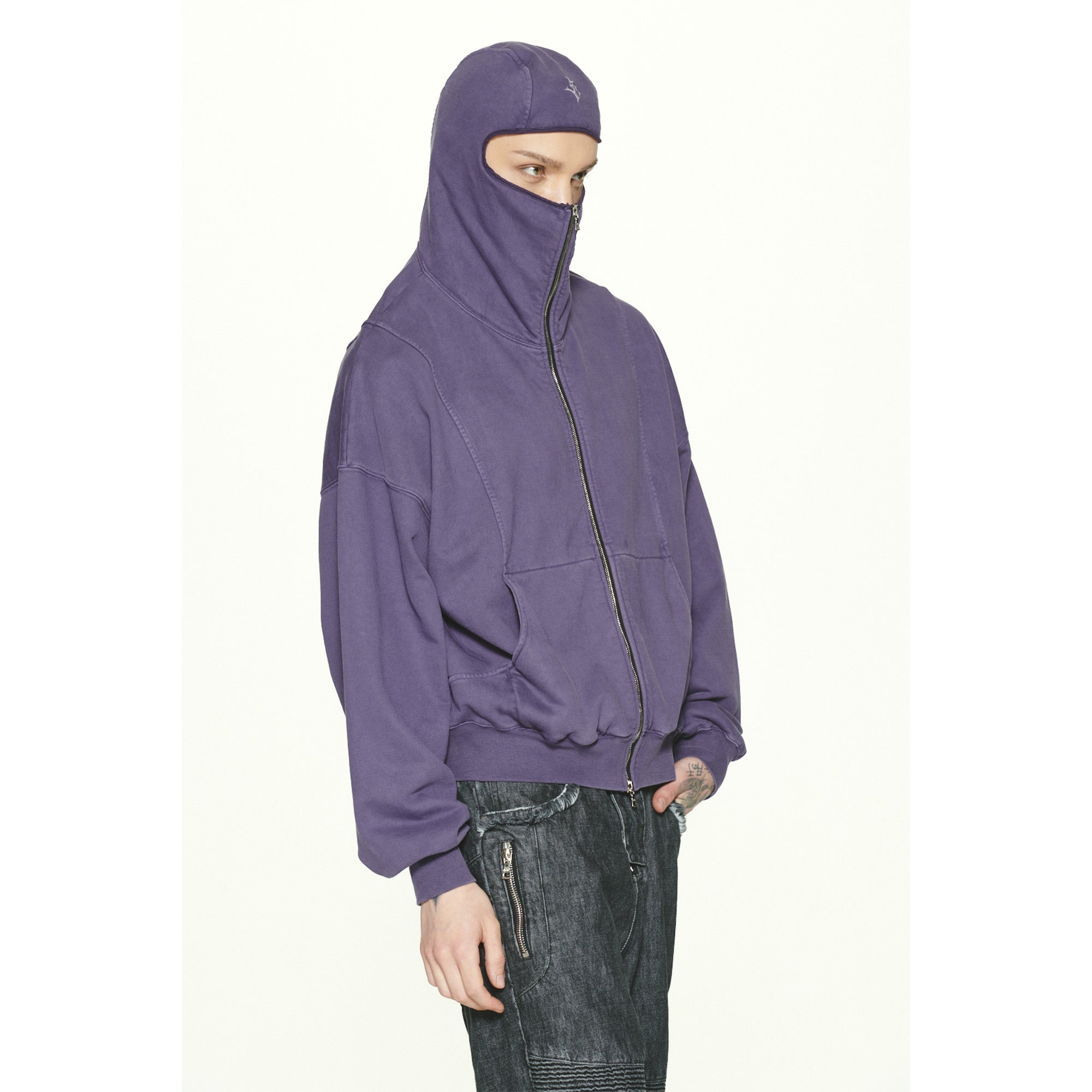 GRZ ZIP-UP HOODIE / PURPLE – LIBERE