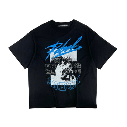 REBEL GRAPHIC TEE / BLACK