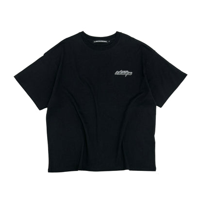 REBEL FUTURE LOGO TEE / BLACK