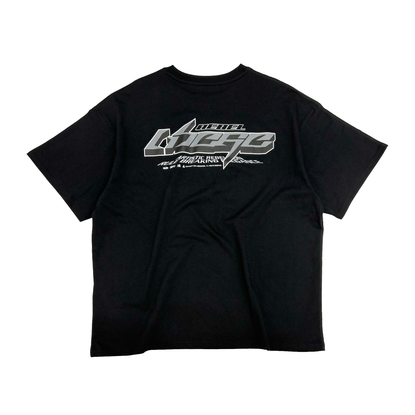 REBEL FUTURE LOGO TEE / BLACK