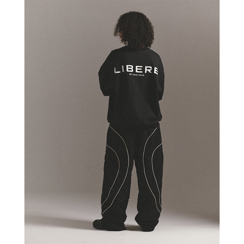 LIBERE LOGO CREWNECK SWEAT / BLACK