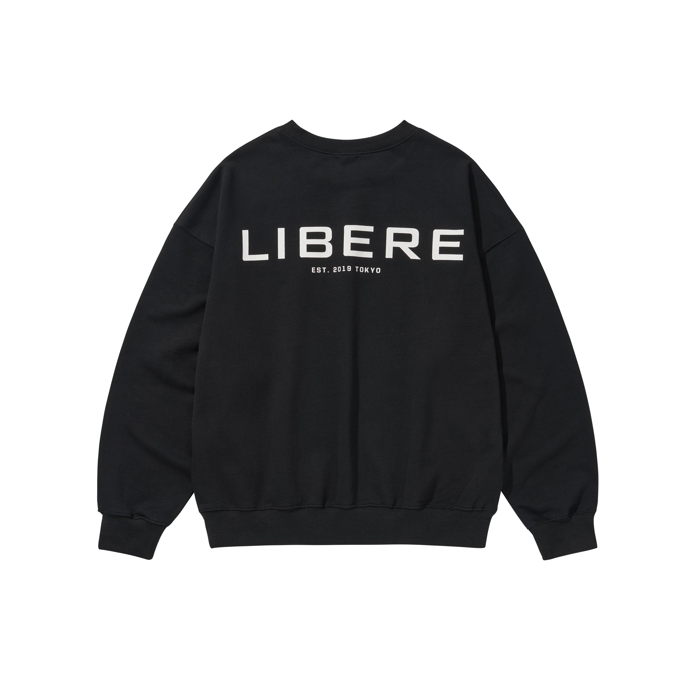 LIBERE LOGO CREWNECK SWEAT / BLACK