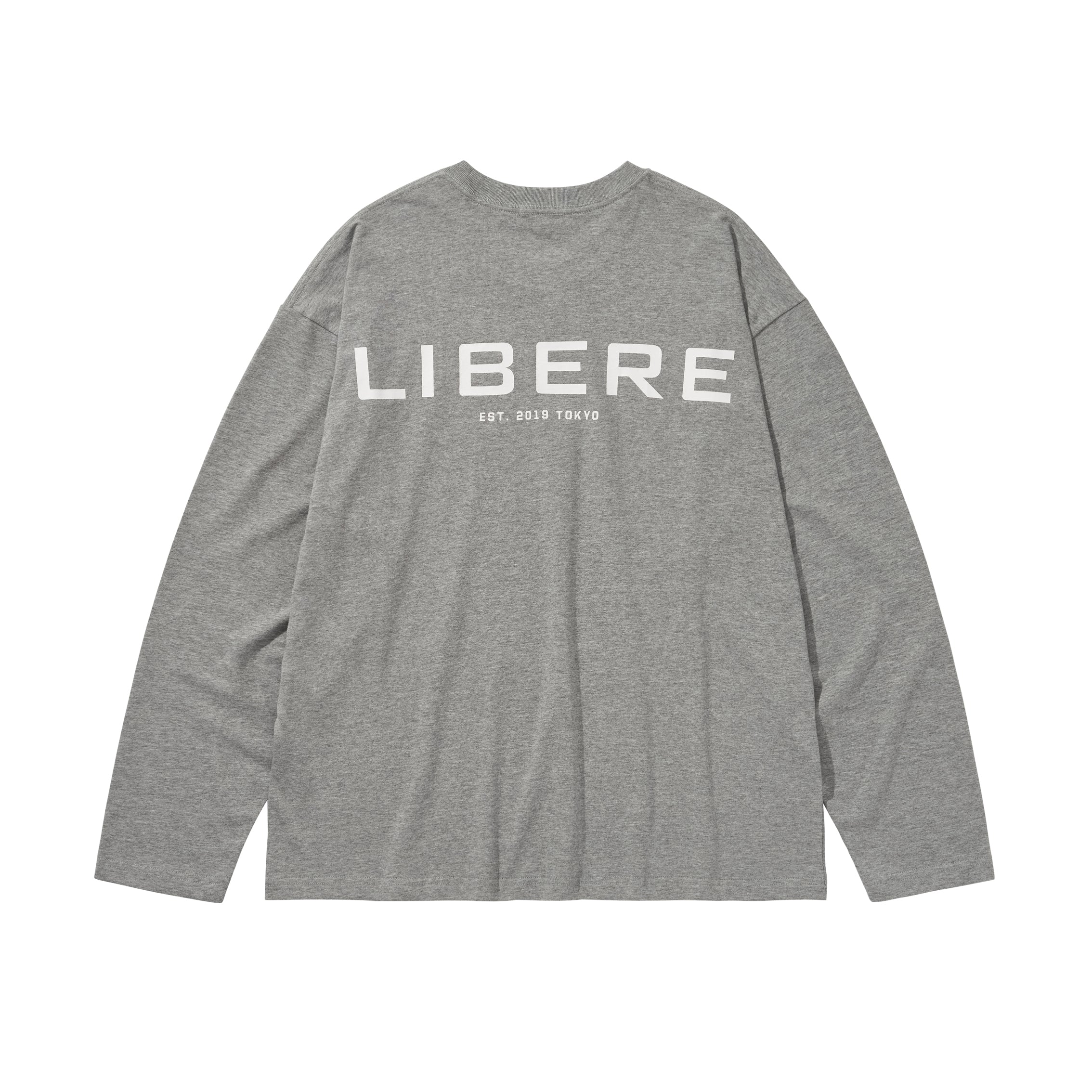 LIBERE LOGO LS TEE / GRAY