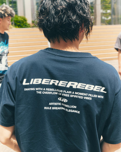 REBEL LOGO TEE / NAVY