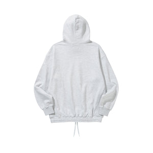 MULTI STRING HOODIE / M GRAY – LIBERE