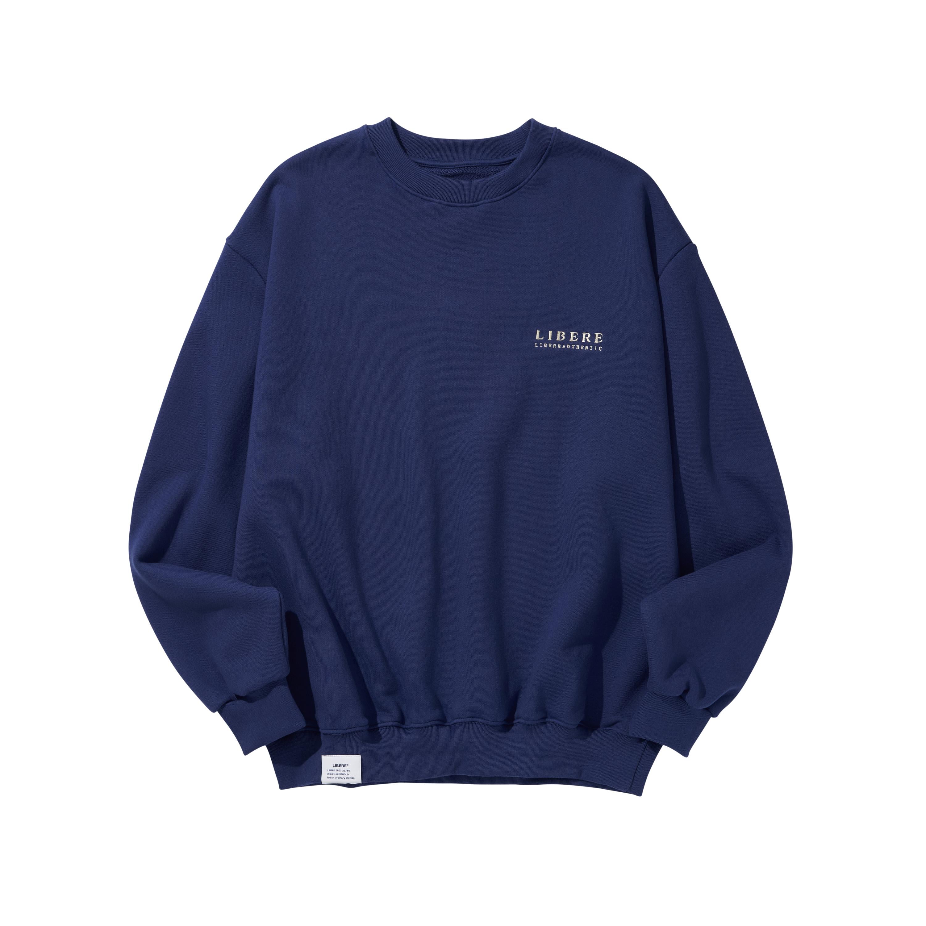 LOGO SWEATSHIRT 2 / NAVY – LIBERE