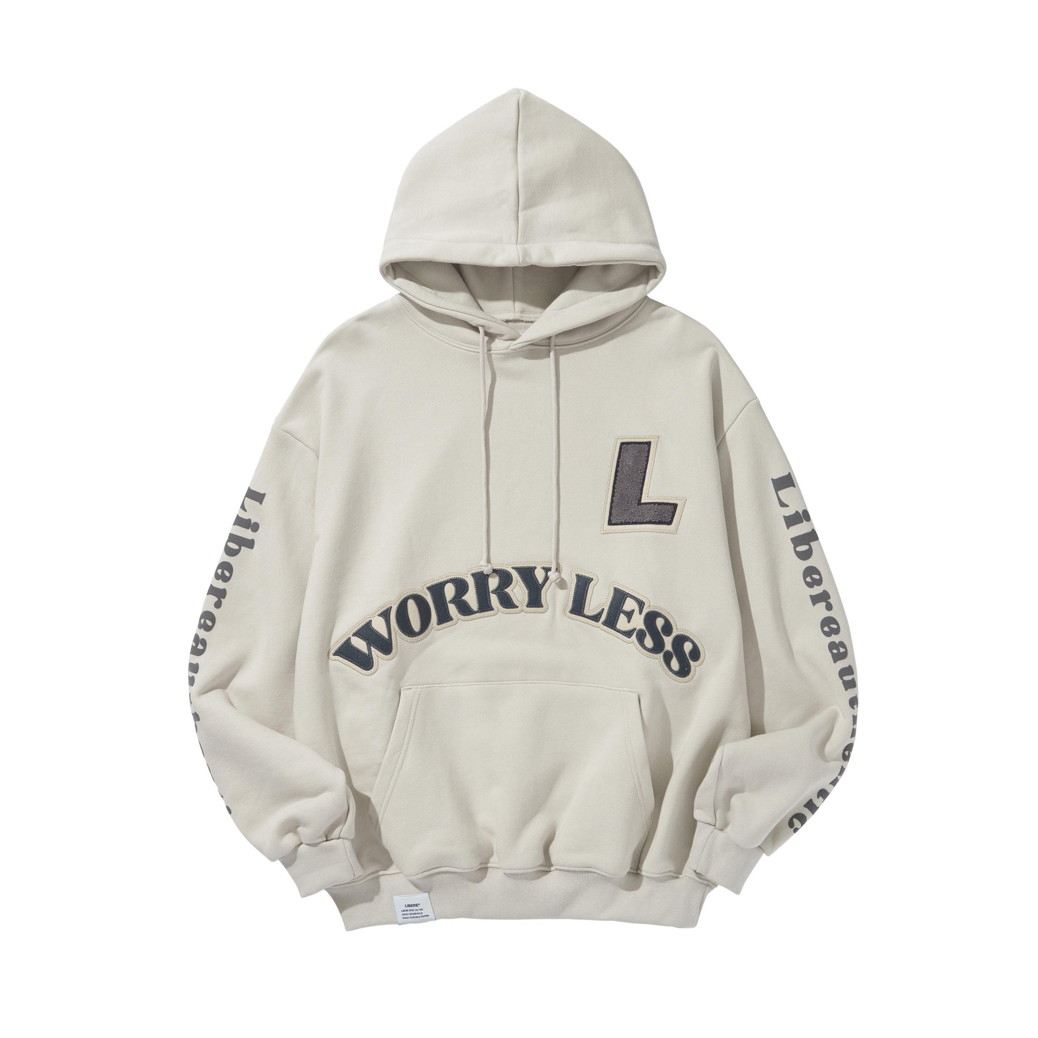 W.L HOODIE / LIGHT GRAY – LIBERE