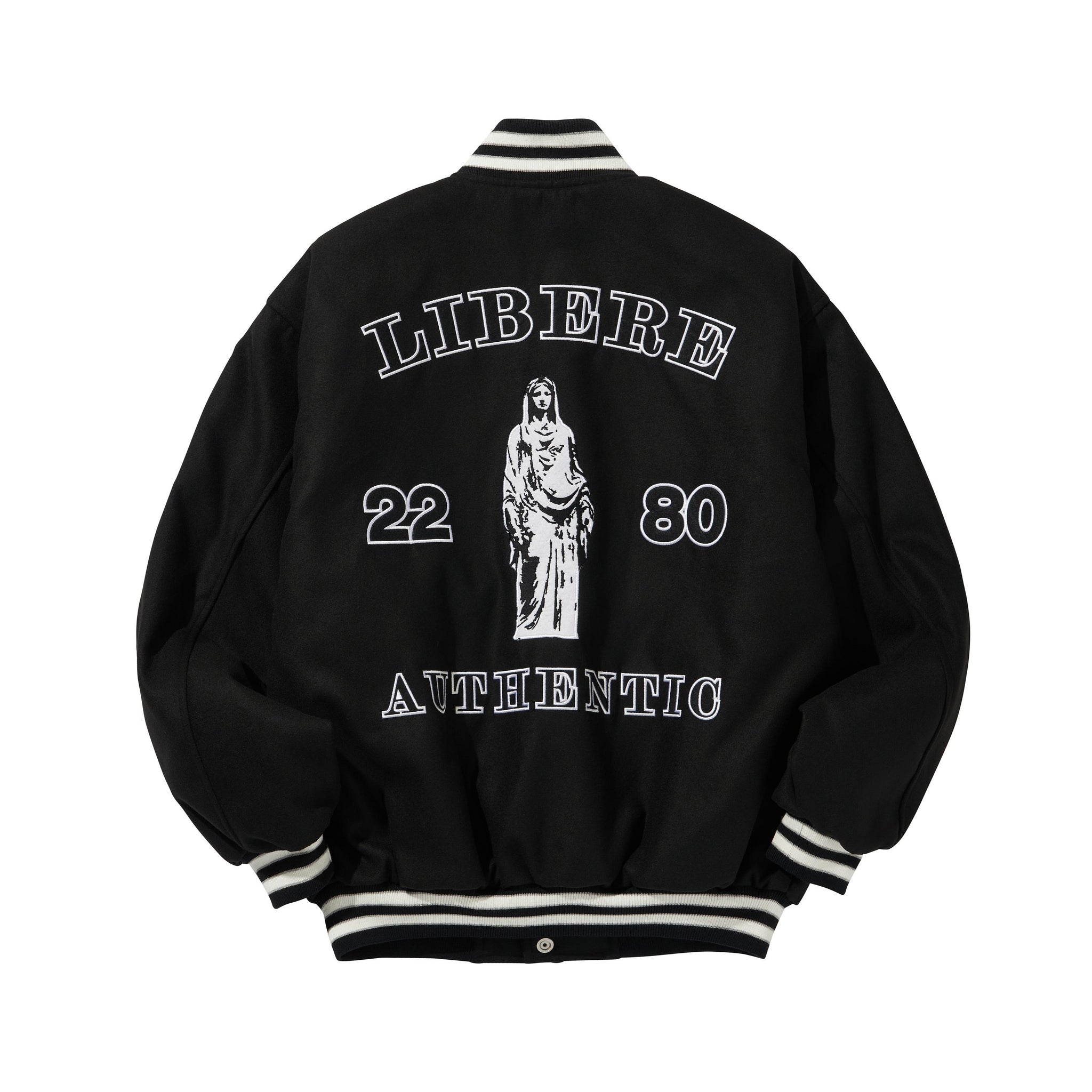 LIBERE VARSITYJACKET / BLACK