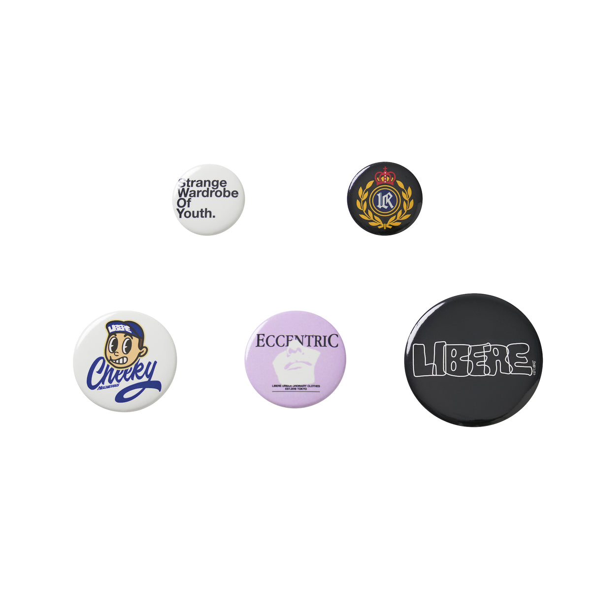 BADGE SET – LIBERE