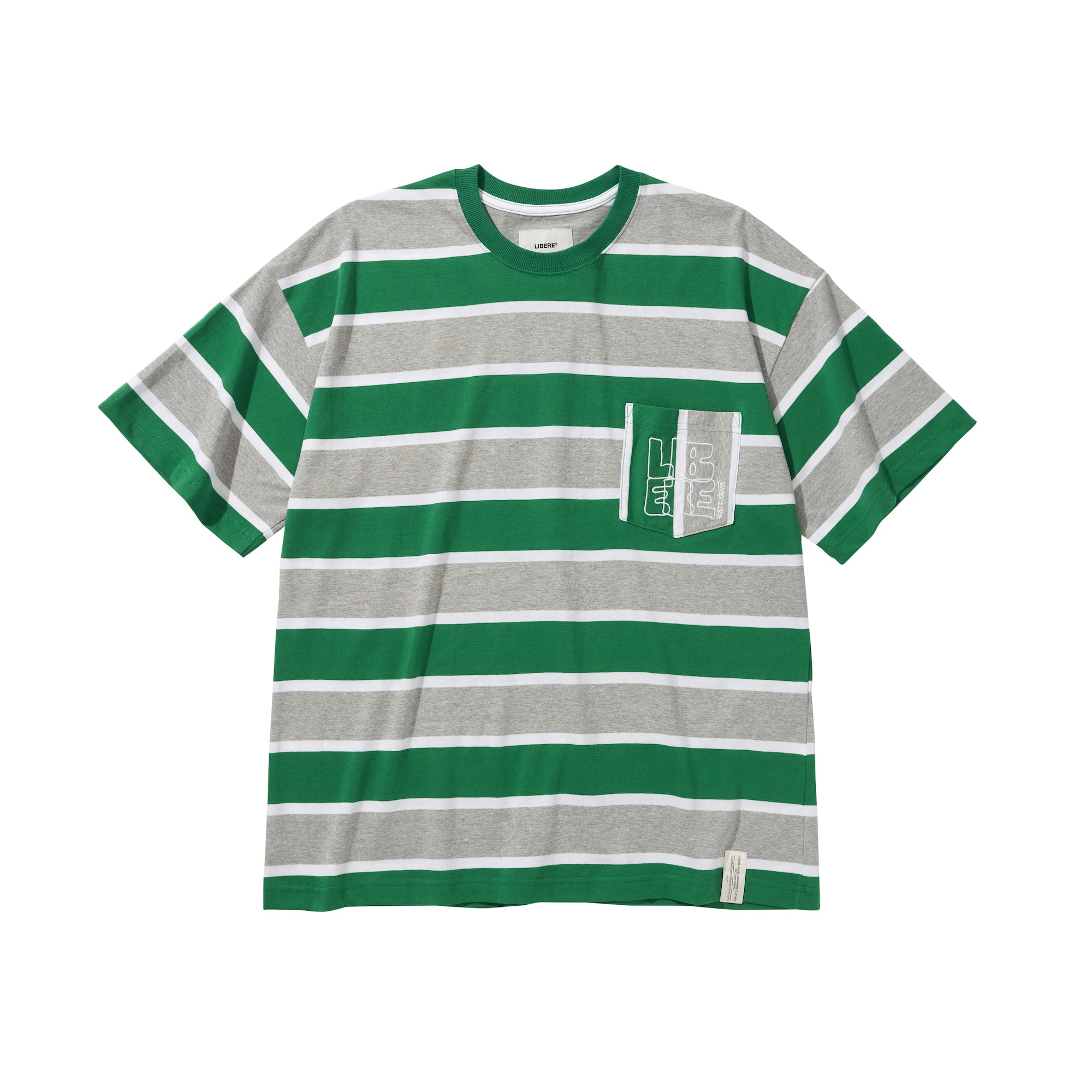 S/S Border T-Shirt GREEN
