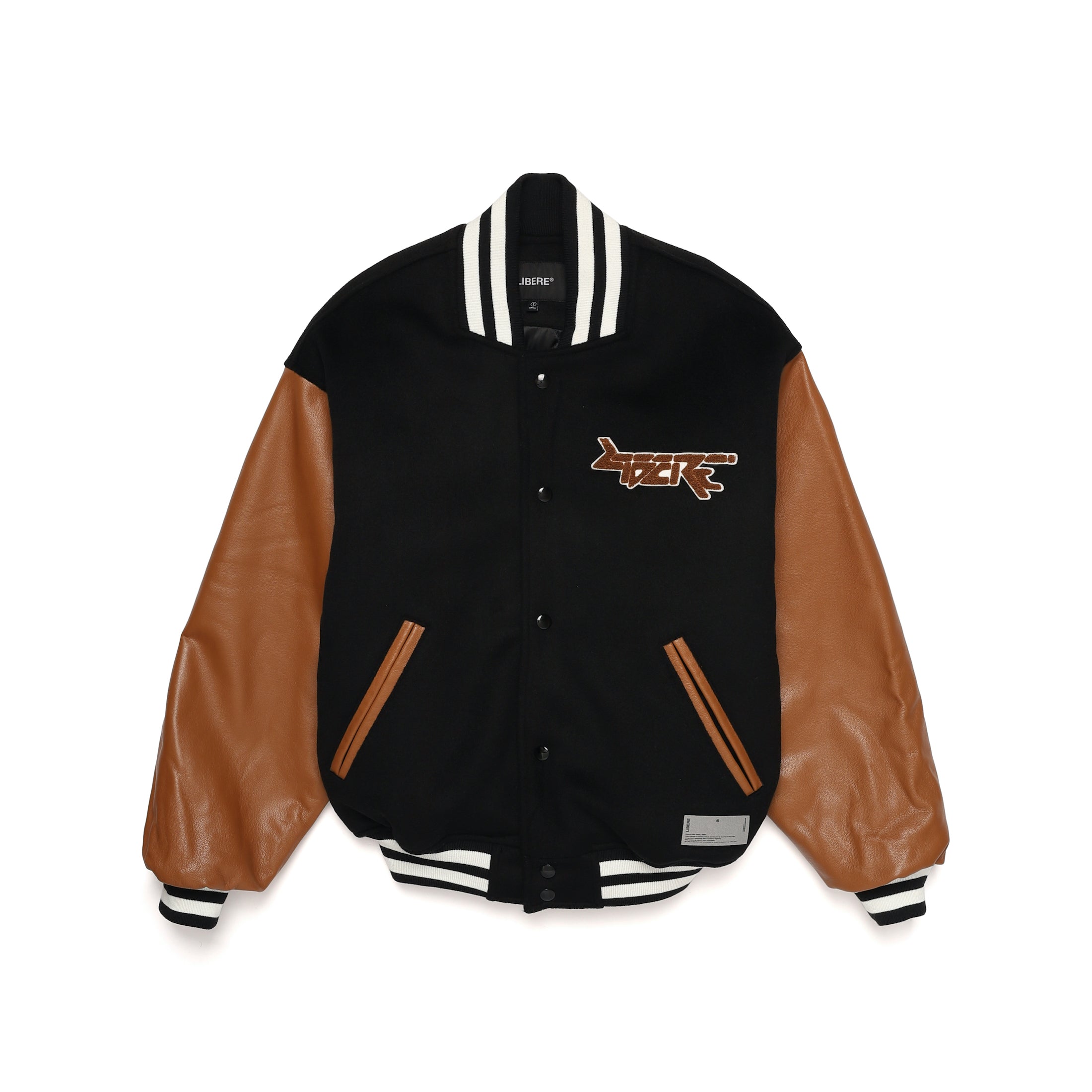 XU DOG】leather stadium jacket - レザージャケット