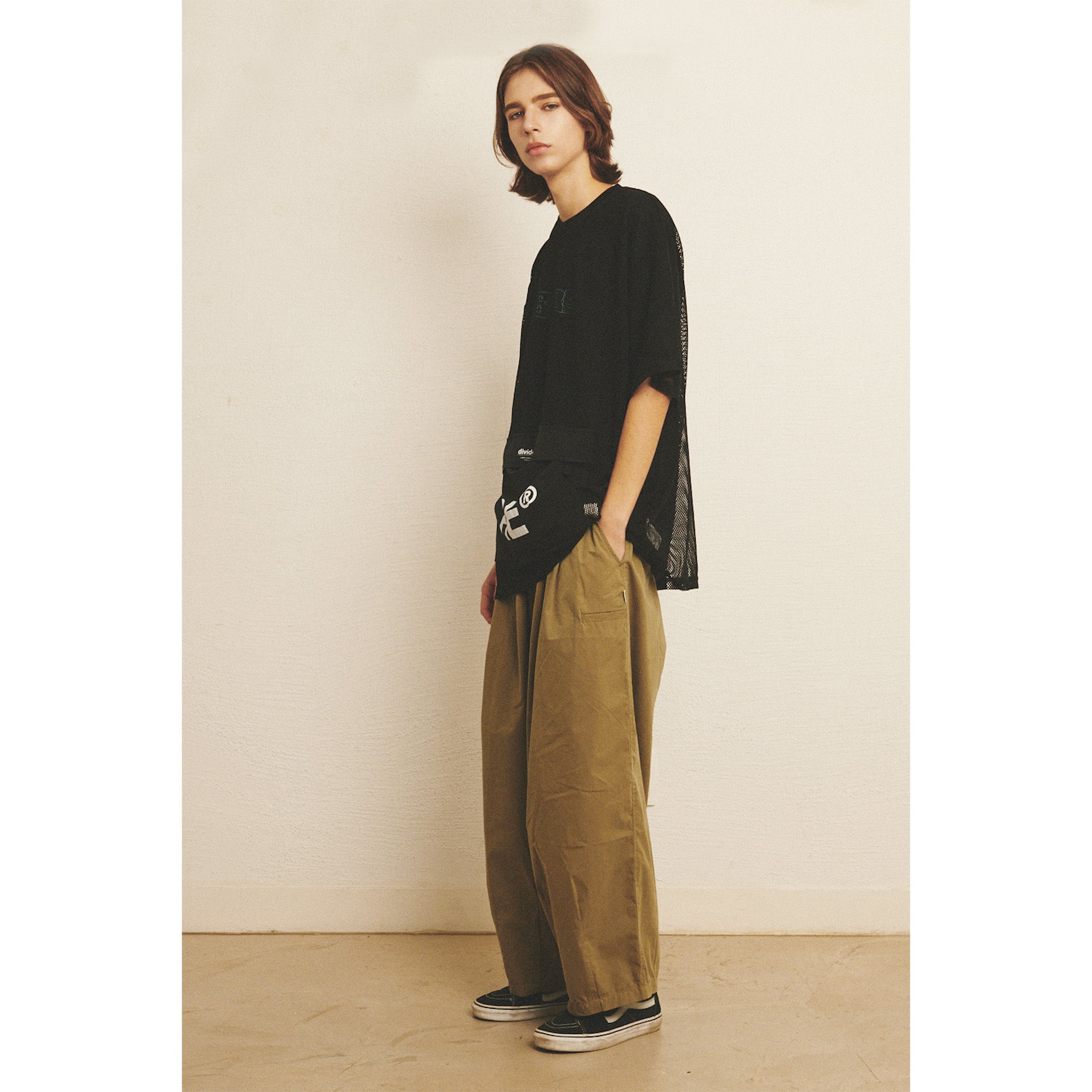 WIDE EASY BALLOON PANTS / OLIVE KHAKI – LIBERE